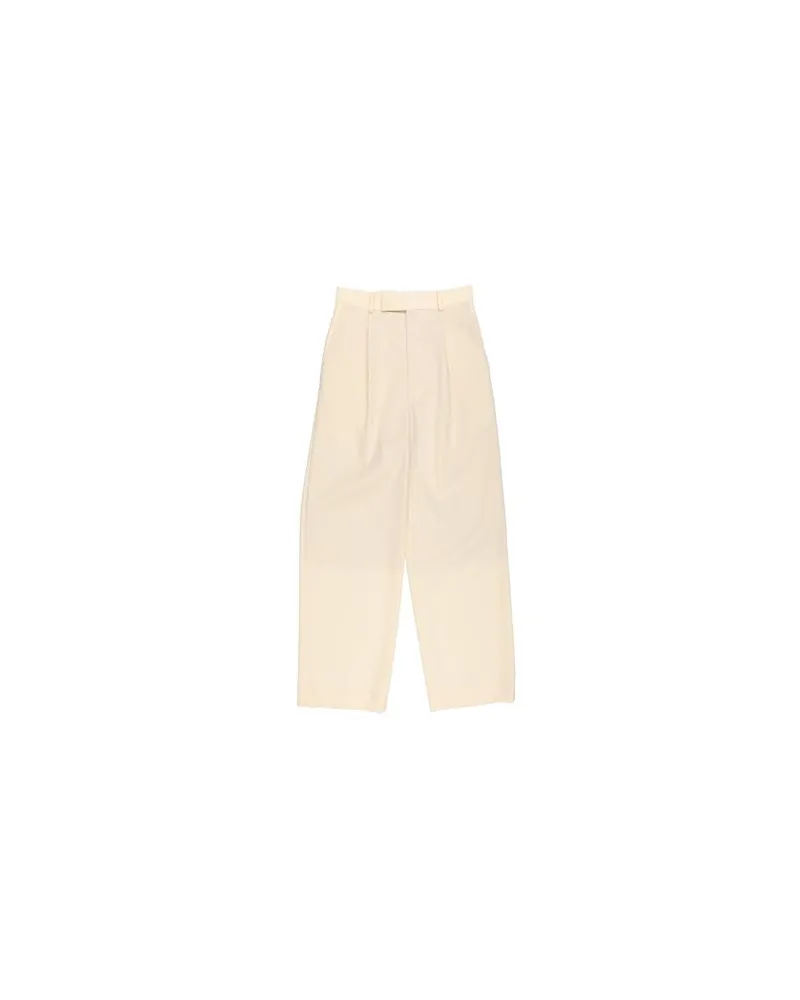 AURALEE HOSEN & RÖCKE - Hosenauf YOOX.COM Cremeweiß