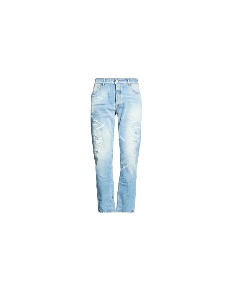 PMDS PREMIUM MOOD DENIM SUPERIOR HOSEN & RÖCKE - Jeanshosenauf YOOX.COM Blau