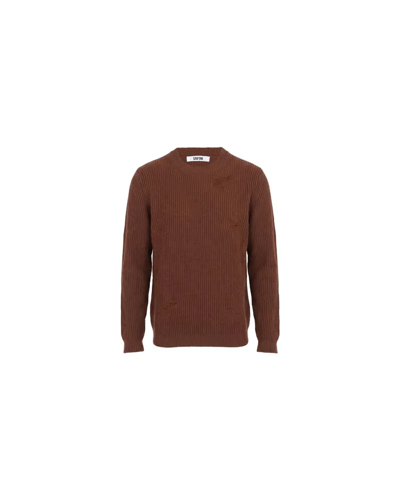 Mauro Grifoni STRICKWAREN - Pulloverauf YOOX.COM Braun