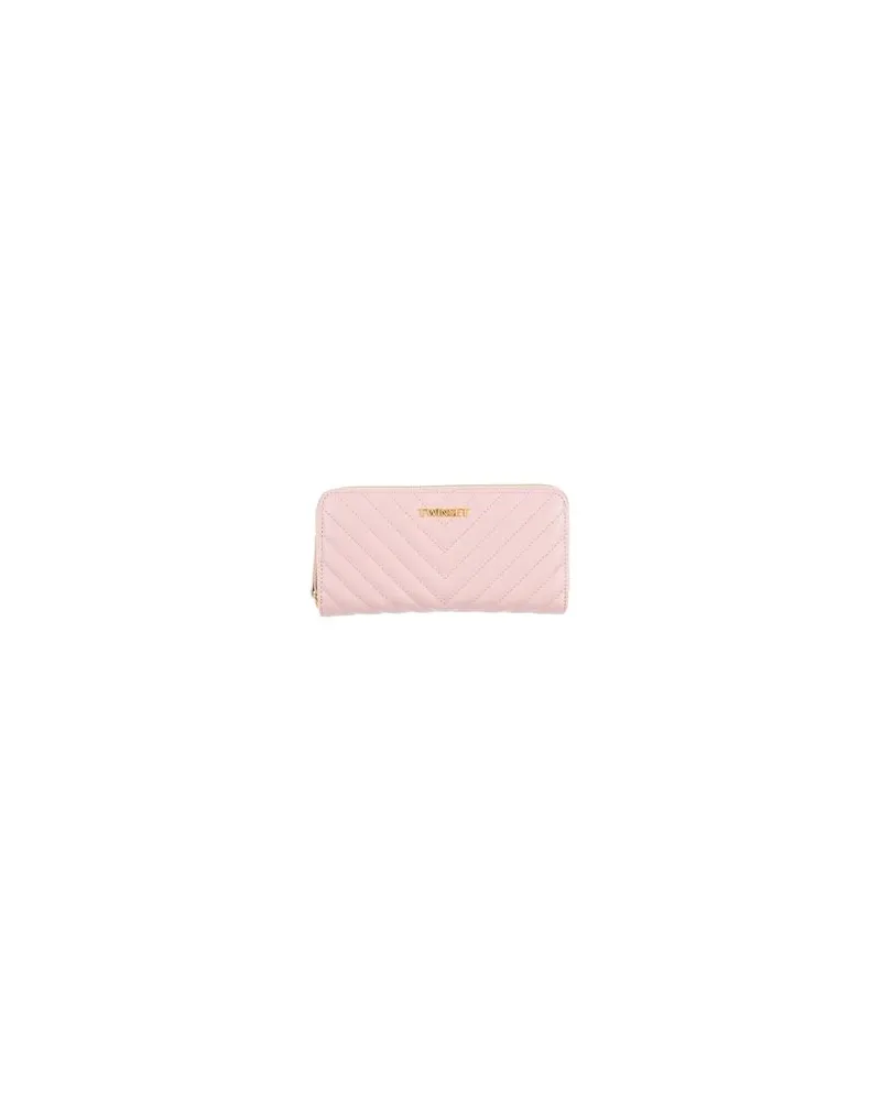 Twin-Set Kleinlederwaren - Brieftaschenauf YOOX.COM Rosa