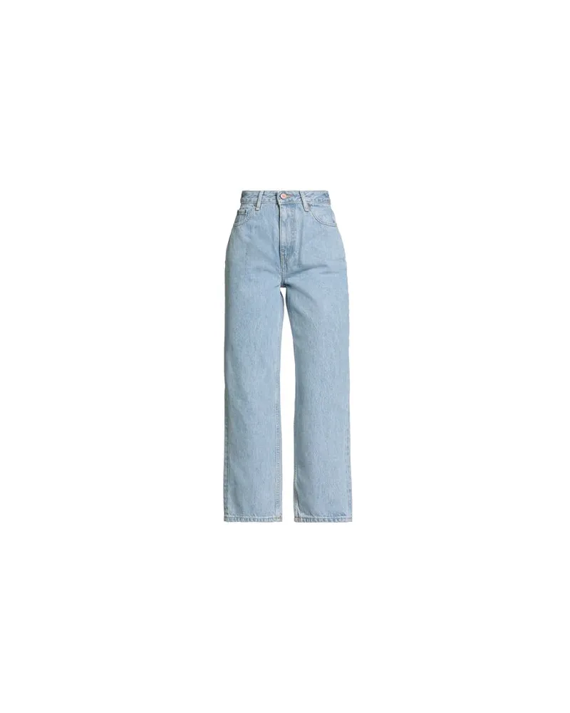 Ganni HOSEN & RÖCKE - Jeanshosenauf YOOX.COM Blau