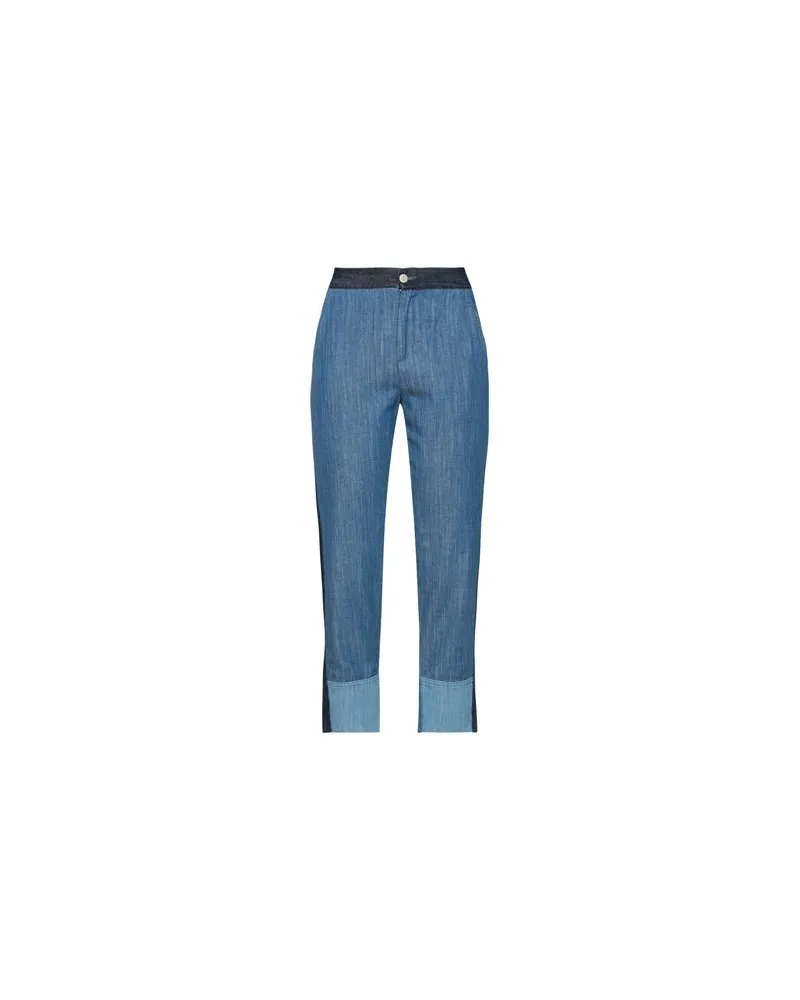 Manila Grace HOSEN & RÖCKE - Jeanshosenauf YOOX.COM Blau