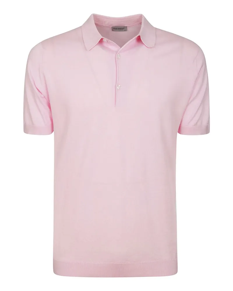 John Smedley Poloshirt Rosa