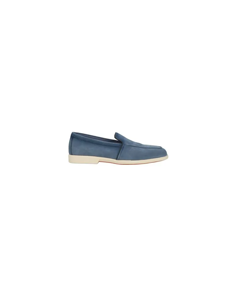 Santoni SCHUHE - Mokassinsauf YOOX.COM Taubenblau