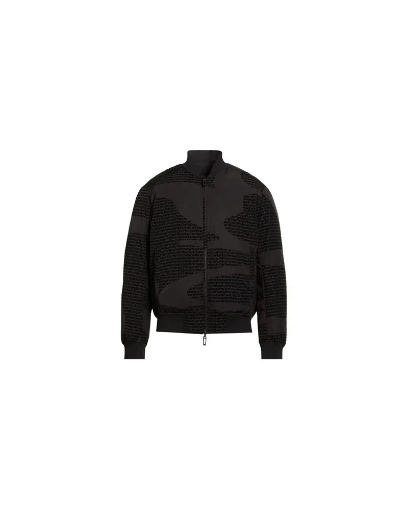 Emporio Armani JACKEN & MÄNTEL - Pufferjacken & Daunenjackenauf YOOX.COM Schwarz