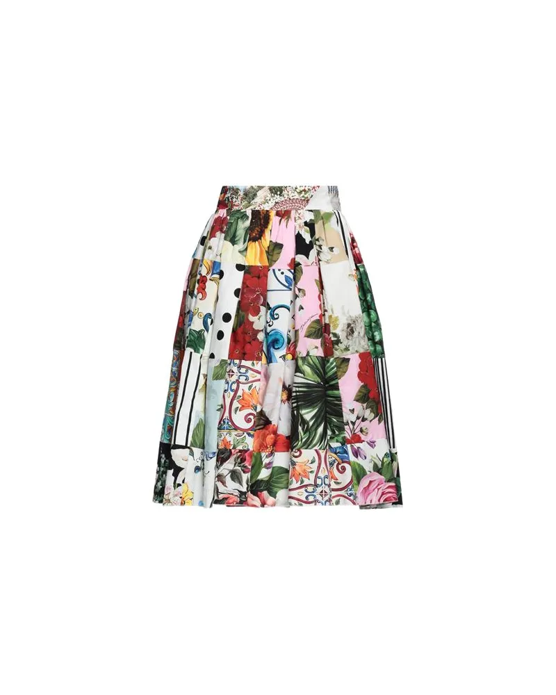 Dolce & Gabbana HOSEN & RÖCKE - Midi-Röckeauf YOOX.COM Weiß