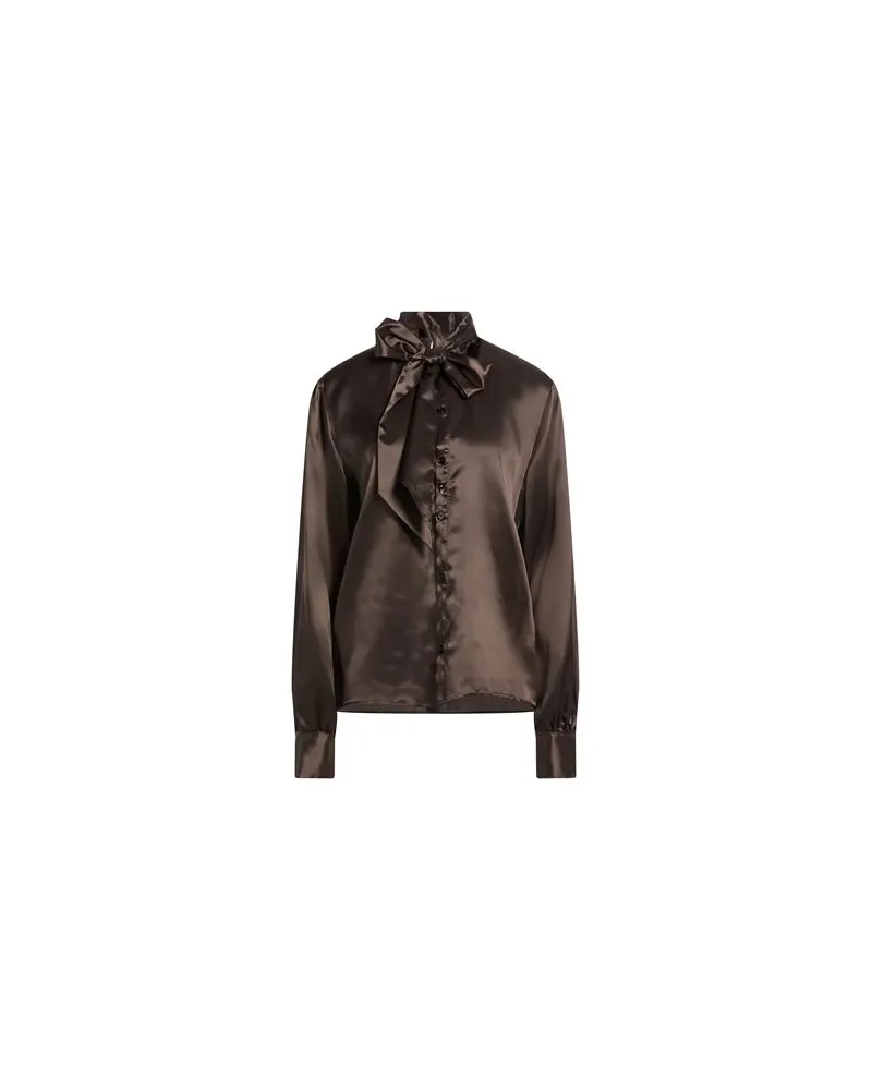 Maison Margiela TOPS - Hemdenauf YOOX.COM Schokobraun