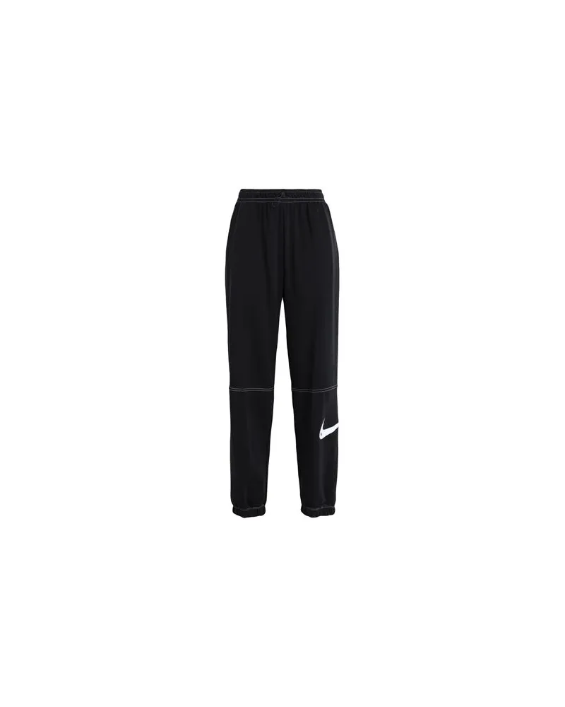 Nike swoosh  High-Rise Joggers - HOSEN & RÖCKE - Hosenauf YOOX.COM Schwarz