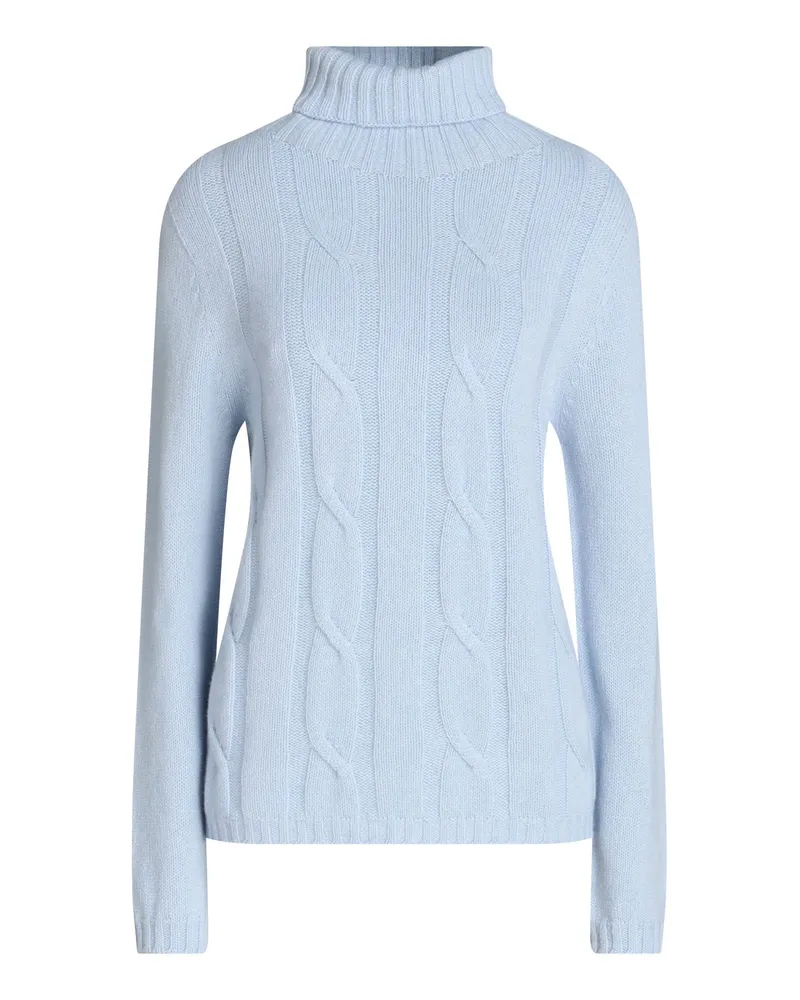 ROSSOPURO Rollkragenpullover Hellblau