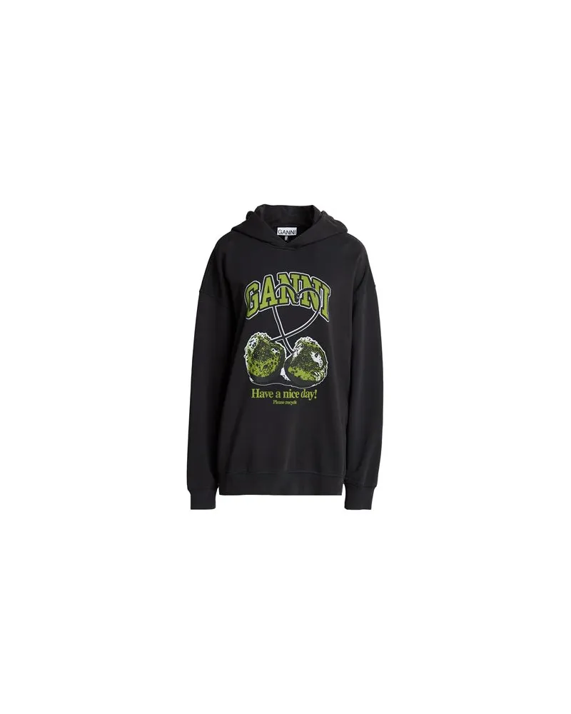 Ganni TOPS - Sweatshirtsauf YOOX.COM Braungrau