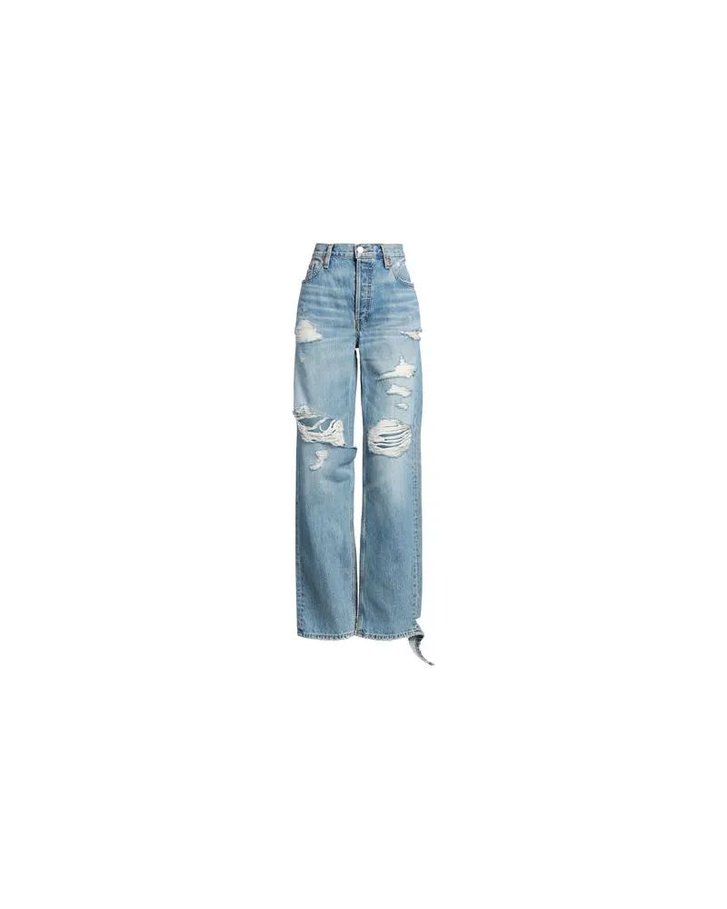 RE/DONE HOSEN & RÖCKE - Jeanshosenauf YOOX.COM Blau