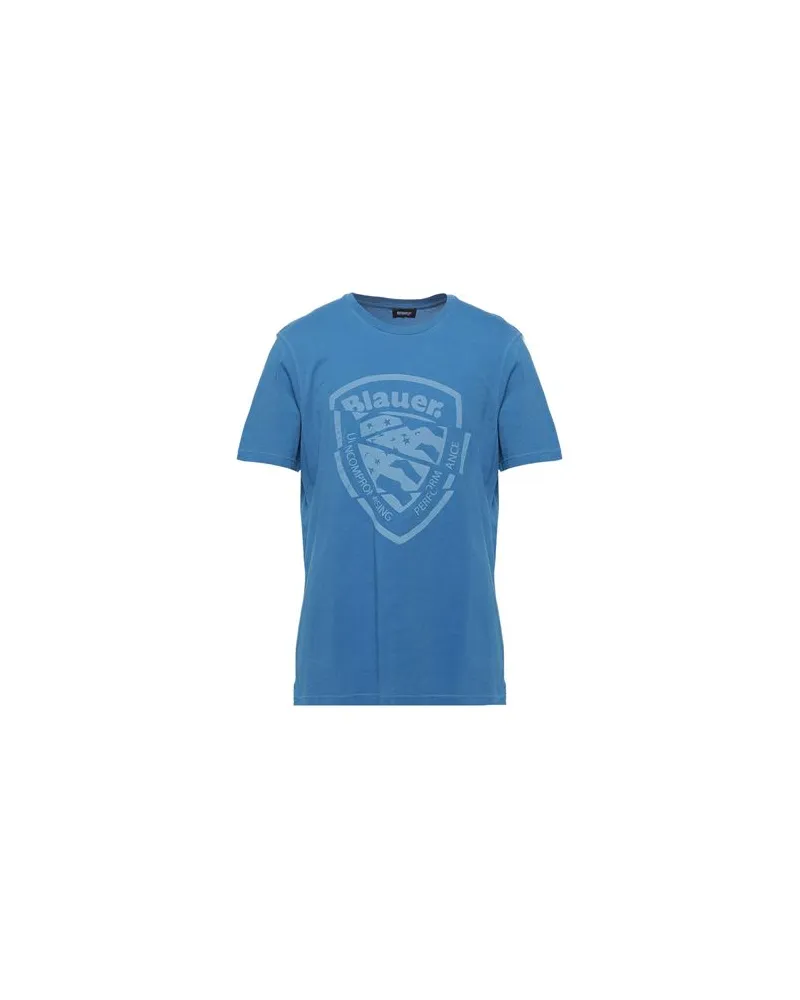Blauer TOPS - T-shirtsauf YOOX.COM Azurblau