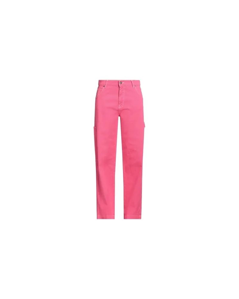 SOLOTRE HOSEN & RÖCKE - Jeanshosenauf YOOX.COM Fuchsia
