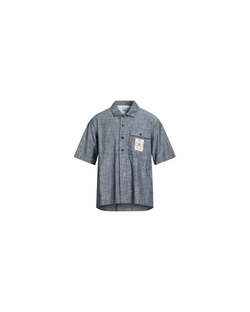 C.P. Company TOPS - Jeanshemdenauf YOOX.COM Blau