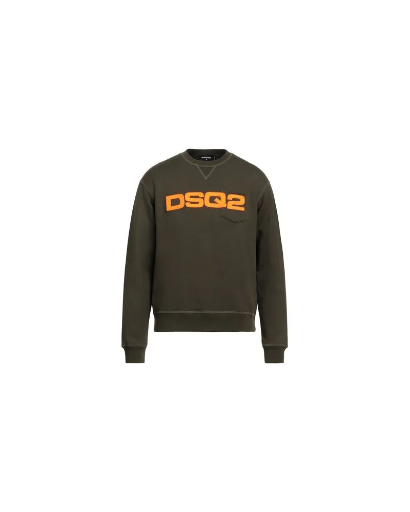 Dsquared2 TOPS - Sweatshirtsauf YOOX.COM Militärgrün
