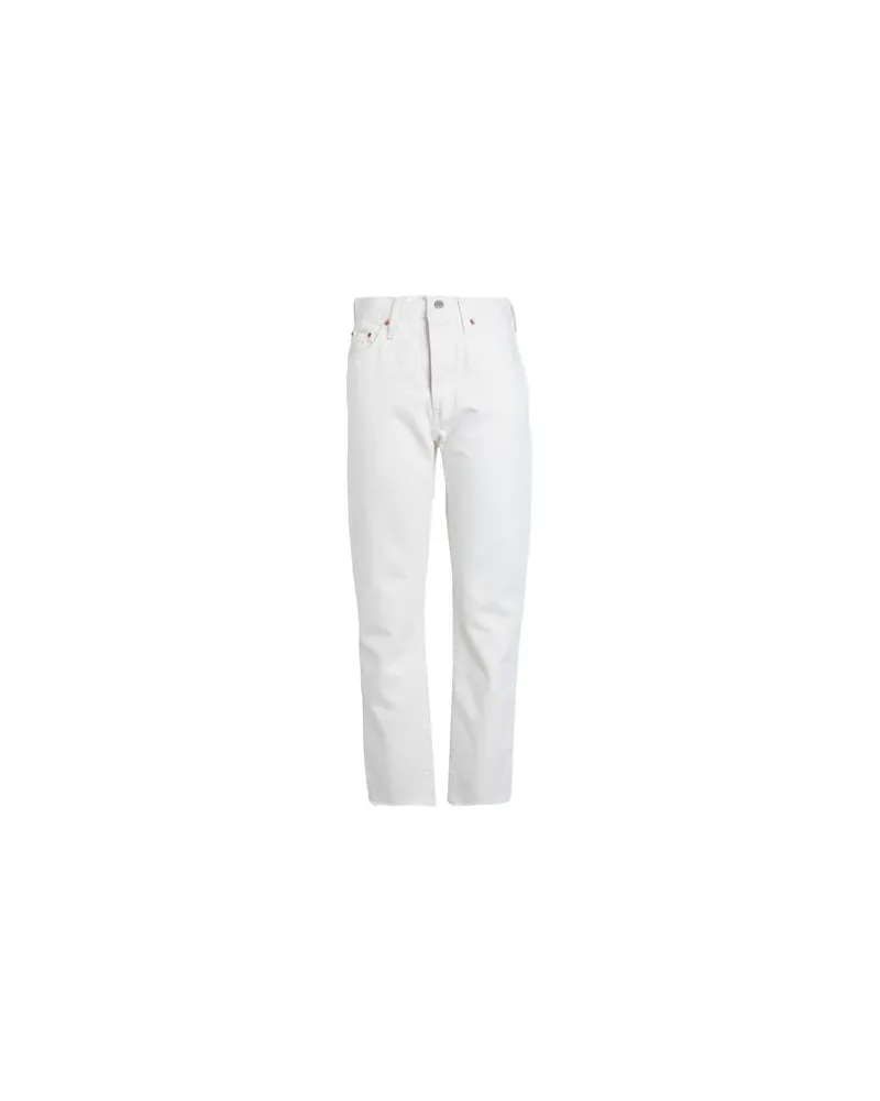 Levi's 501® 501® JEANS FOR WOMEN    - HOSEN & RÖCKE - Jeanshosenauf YOOX.COM Elfenbein