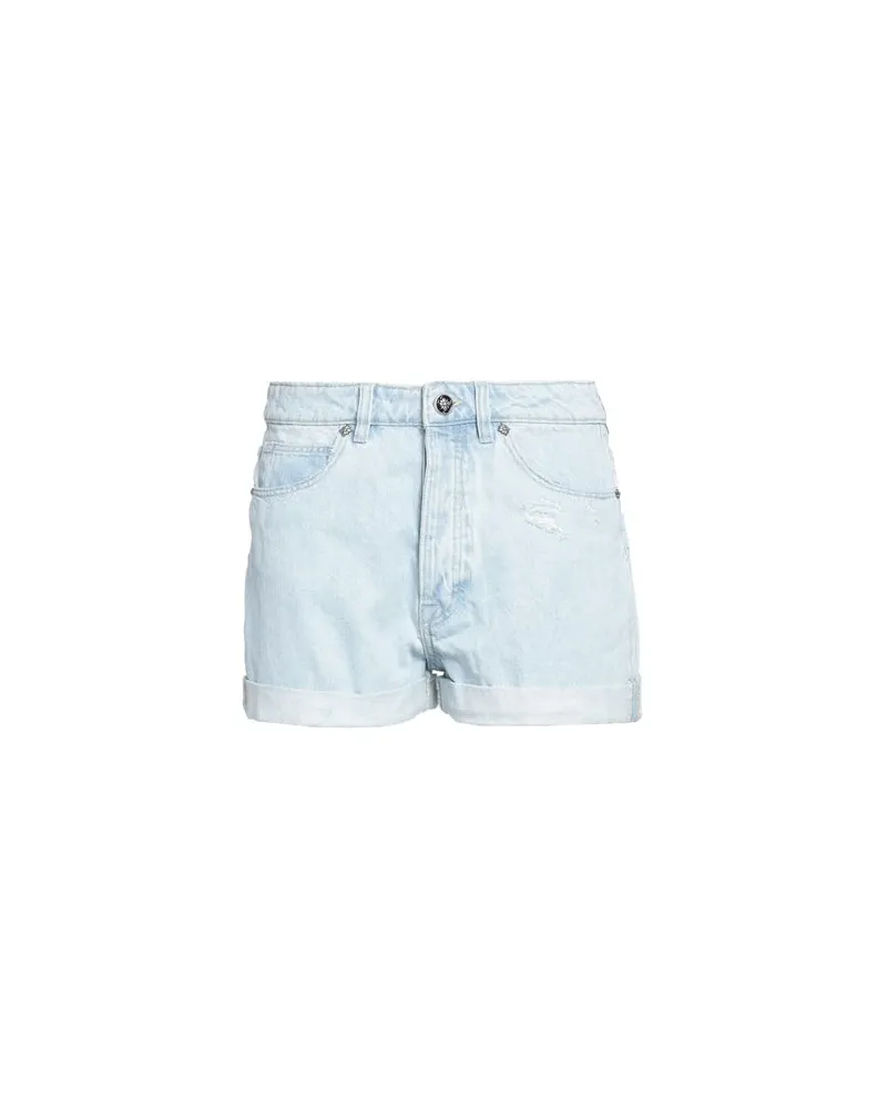 John Richmond HOSEN & RÖCKE - Jeansshortsauf YOOX.COM Blau