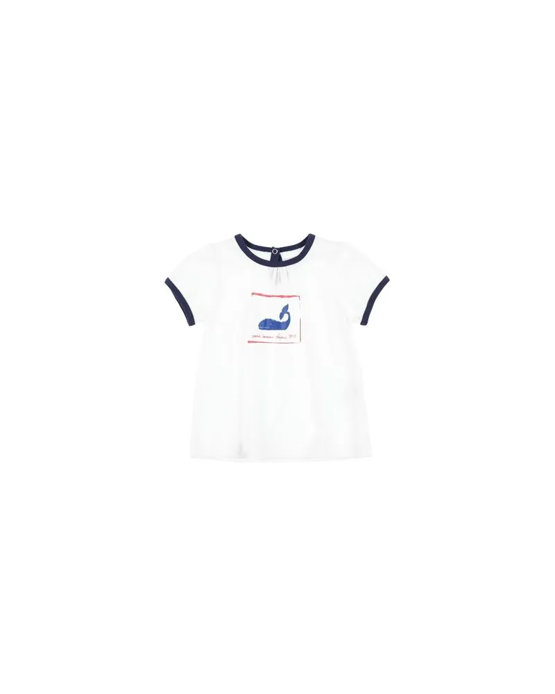Petit Bateau TOPS - T-shirtsauf YOOX.COM Weiß
