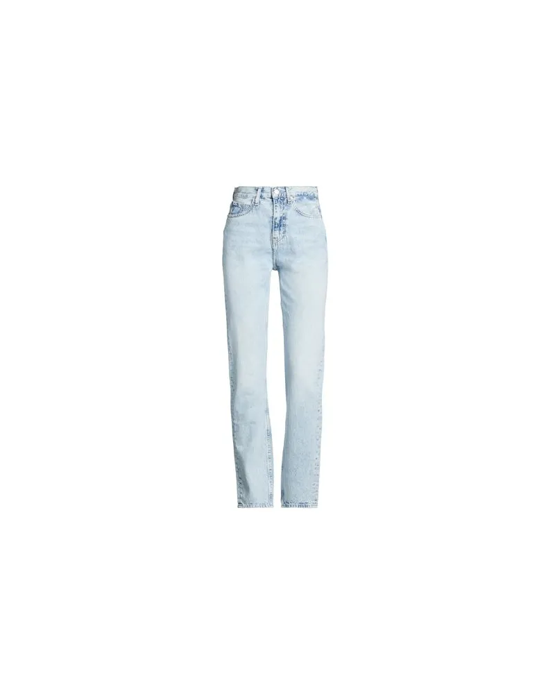 Calvin Klein HOSEN & RÖCKE - Jeanshosenauf YOOX.COM Blau