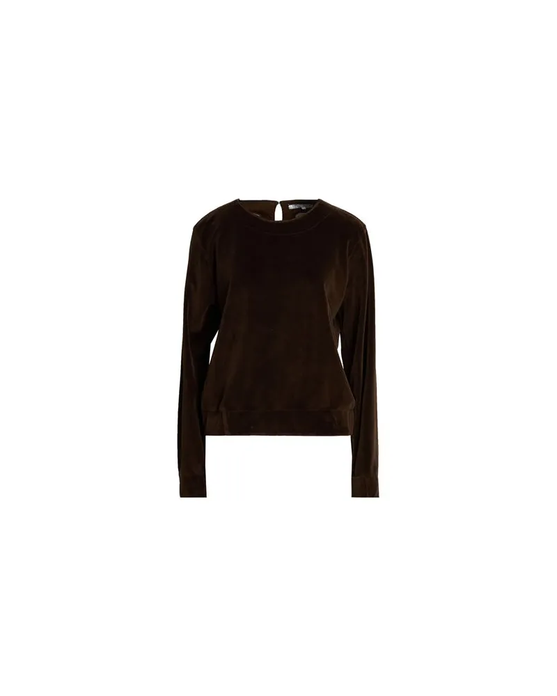 European Culture TOPS - Sweatshirtsauf YOOX.COM Braun