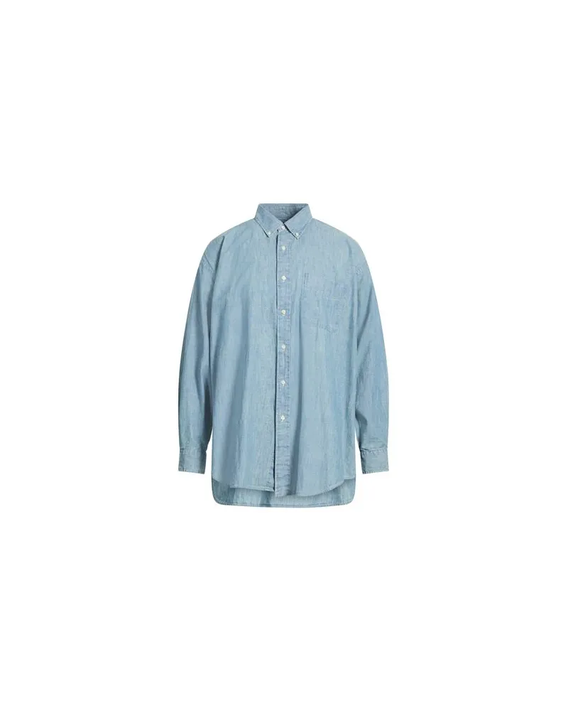 Ralph Lauren TOPS - Jeanshemdenauf YOOX.COM Blau