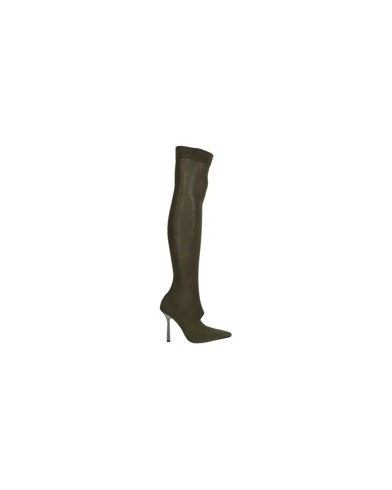 René Caovilla SCHUHE - Stiefelauf YOOX.COM Militärgrün