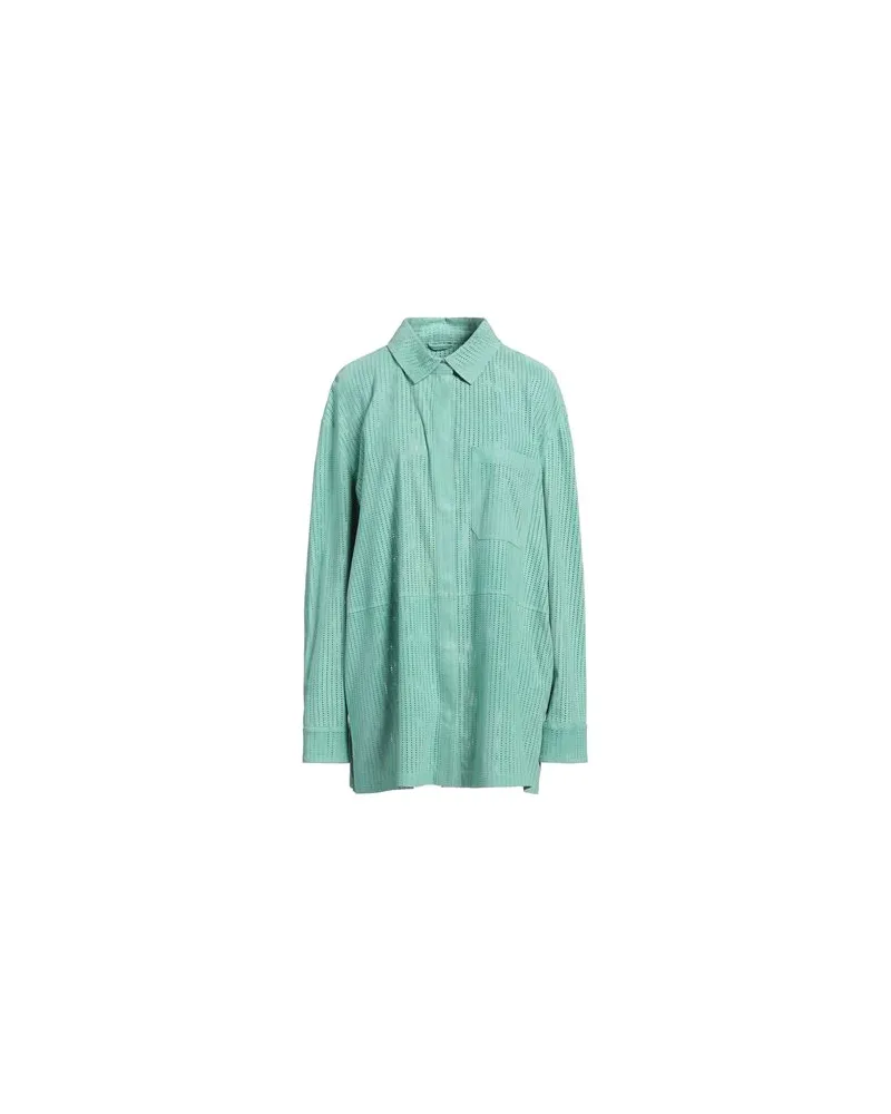 DESA TOPS - Hemdenauf YOOX.COM Salbeigrün