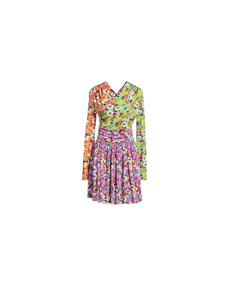 MSGM KLEIDER - Mini-Kleiderauf YOOX.COM Säuregrün