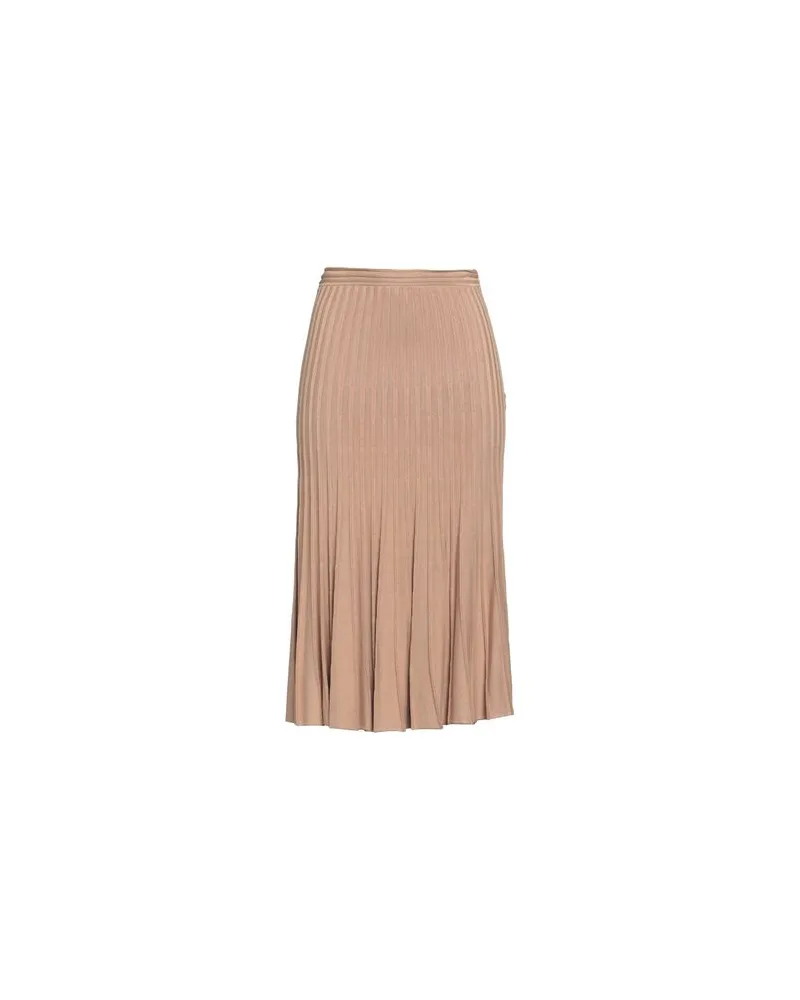 Elisabetta Franchi HOSEN & RÖCKE - Midi-Röckeauf YOOX.COM Kamel
