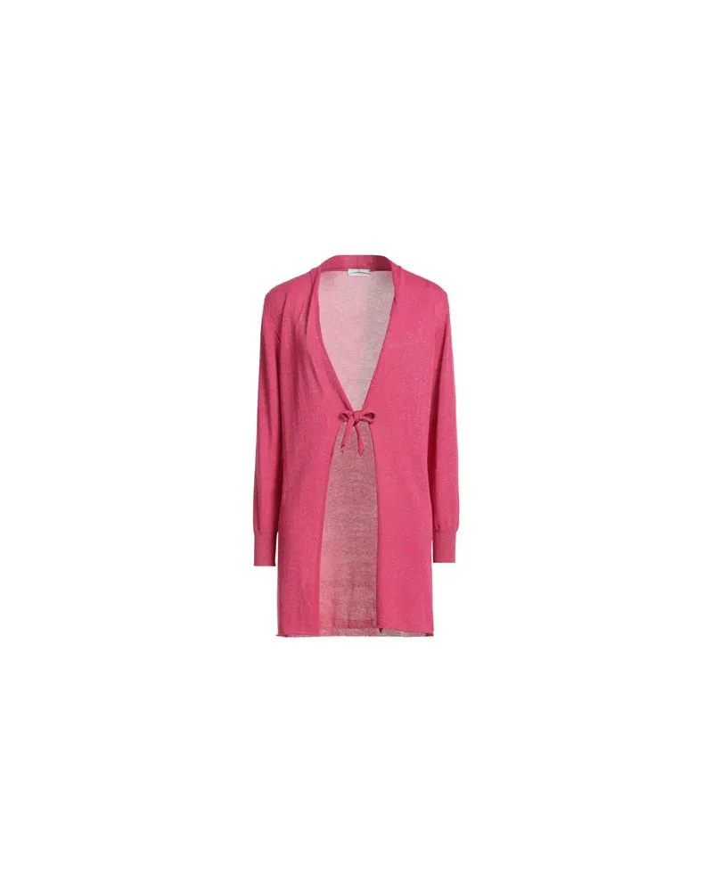 PANICALE Cashmere STRICKWAREN - Strickjackenauf YOOX.COM Magenta