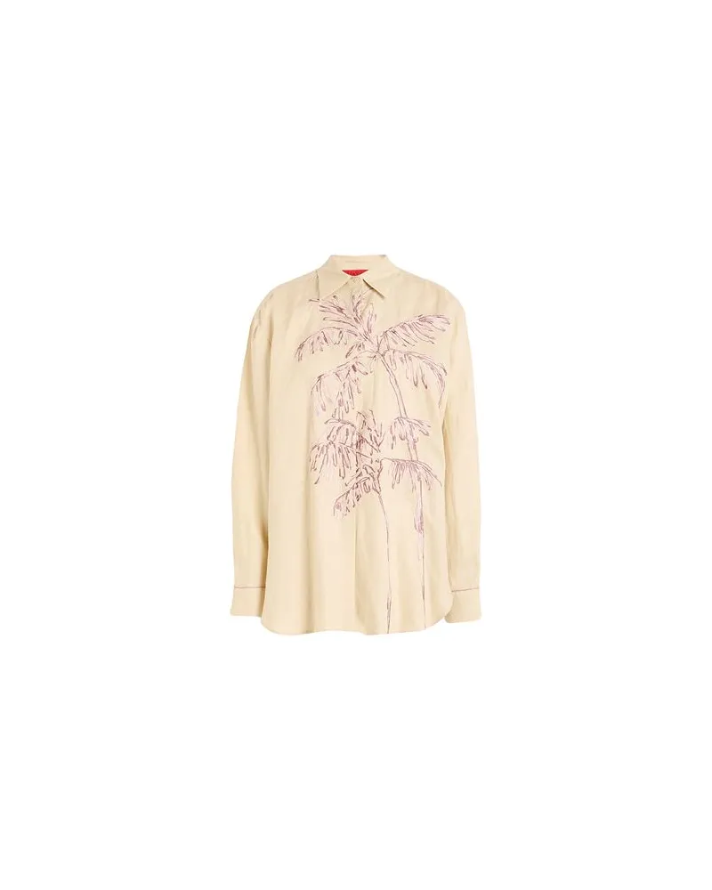 MAX&Co. ALBEN  - TOPS - Hemdenauf YOOX.COM Beige