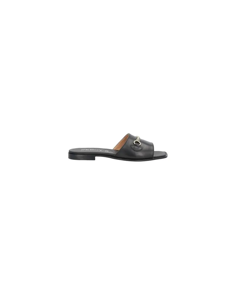 SEBOY'S SCHUHE - Sandalenauf YOOX.COM Schwarz