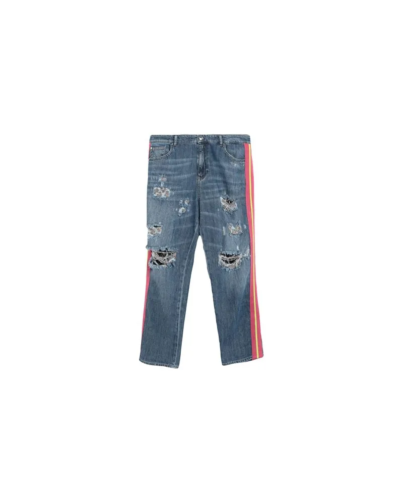 Blumarine HOSEN & RÖCKE - Jeanshosenauf YOOX.COM Blau