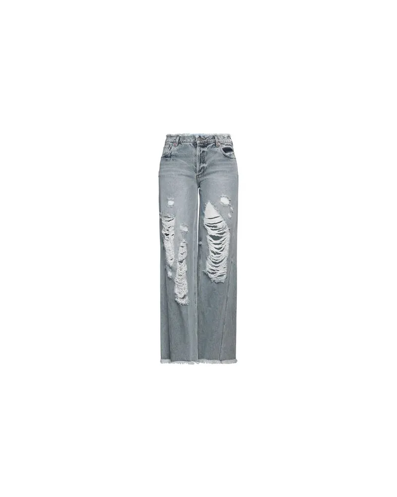 SER.O.YA HOSEN & RÖCKE - Jeanshosenauf YOOX.COM Blau