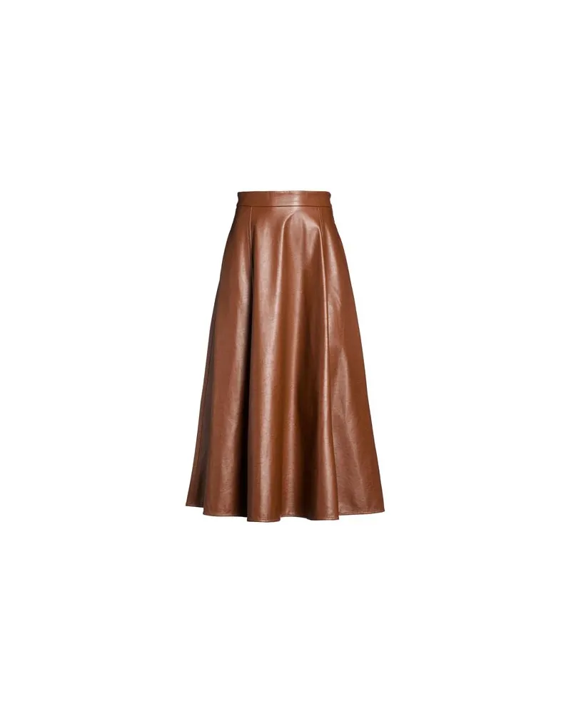 MSGM HOSEN & RÖCKE - Midi-Röckeauf YOOX.COM Braun