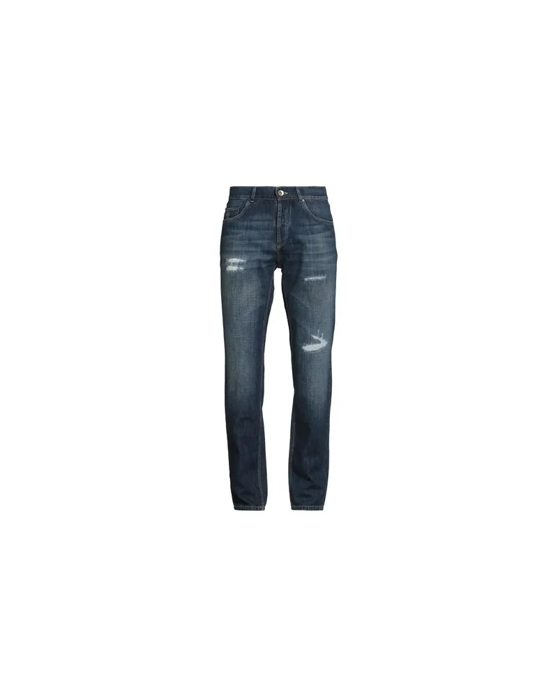 Brunello Cucinelli HOSEN & RÖCKE - Jeanshosenauf YOOX.COM Blau