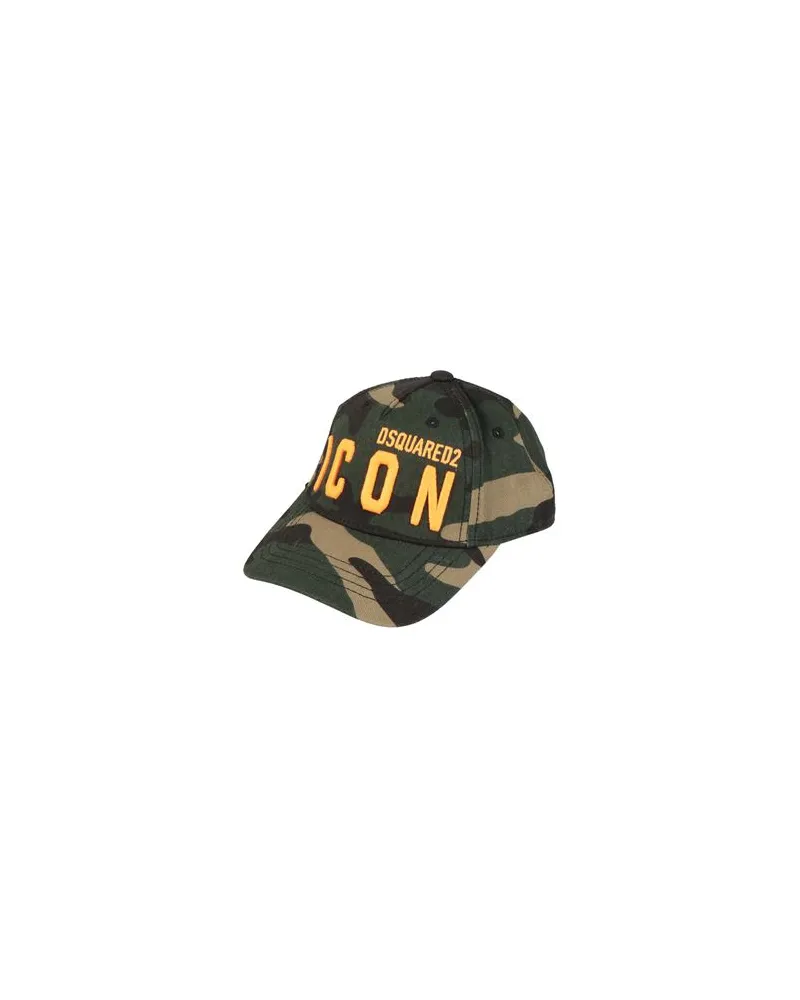 Dsquared2 ICON - ACCESSOIRES - Mützen & Hüteauf YOOX.COM Militärgrün