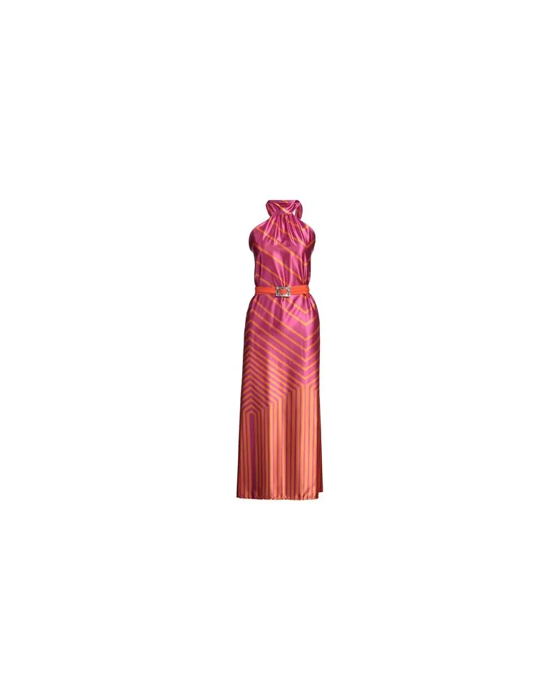 Twenty Four Haitch KLEIDER - Maxi-Kleiderauf YOOX.COM Fuchsia