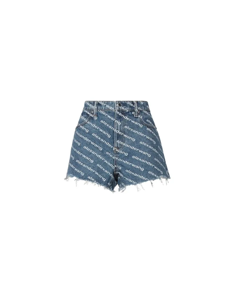 Alexander Wang HOSEN & RÖCKE - Jeansshortsauf YOOX.COM Blau