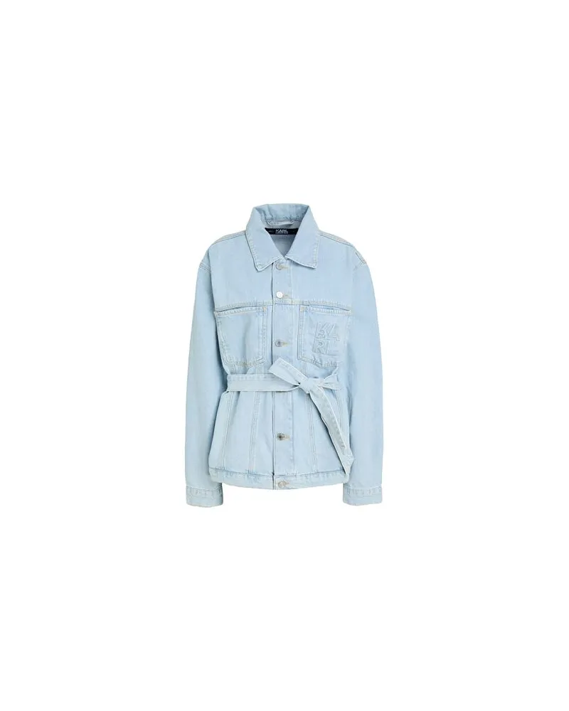 Karl Lagerfeld JACKEN & MÄNTEL - Jeansjacken/Mäntelauf YOOX.COM Blau