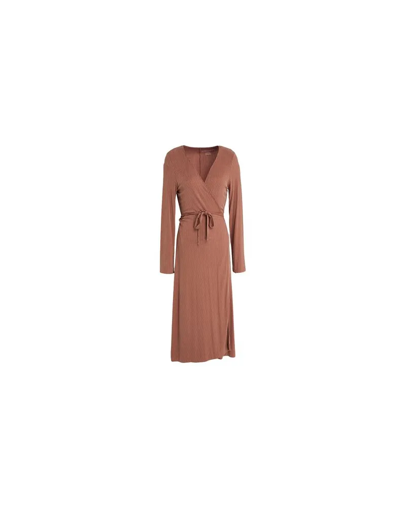 Majestic KLEIDER - Midi-Kleiderauf YOOX.COM Hellbraun