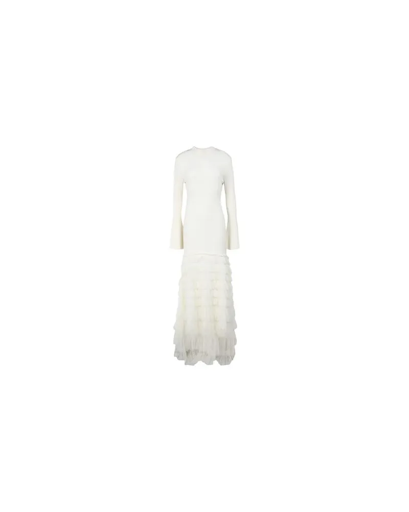 Twin-Set KLEIDER - Maxi-Kleiderauf YOOX.COM Elfenbein