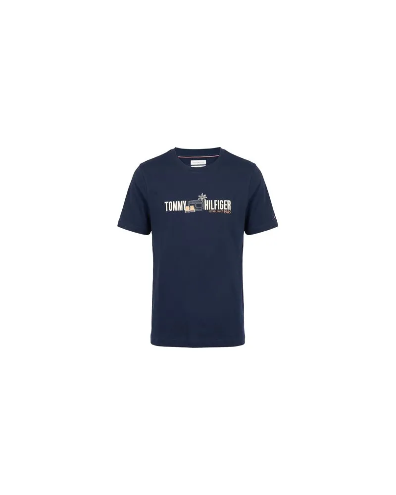 Tommy Hilfiger TOPS - T-shirtsauf YOOX.COM Marineblau