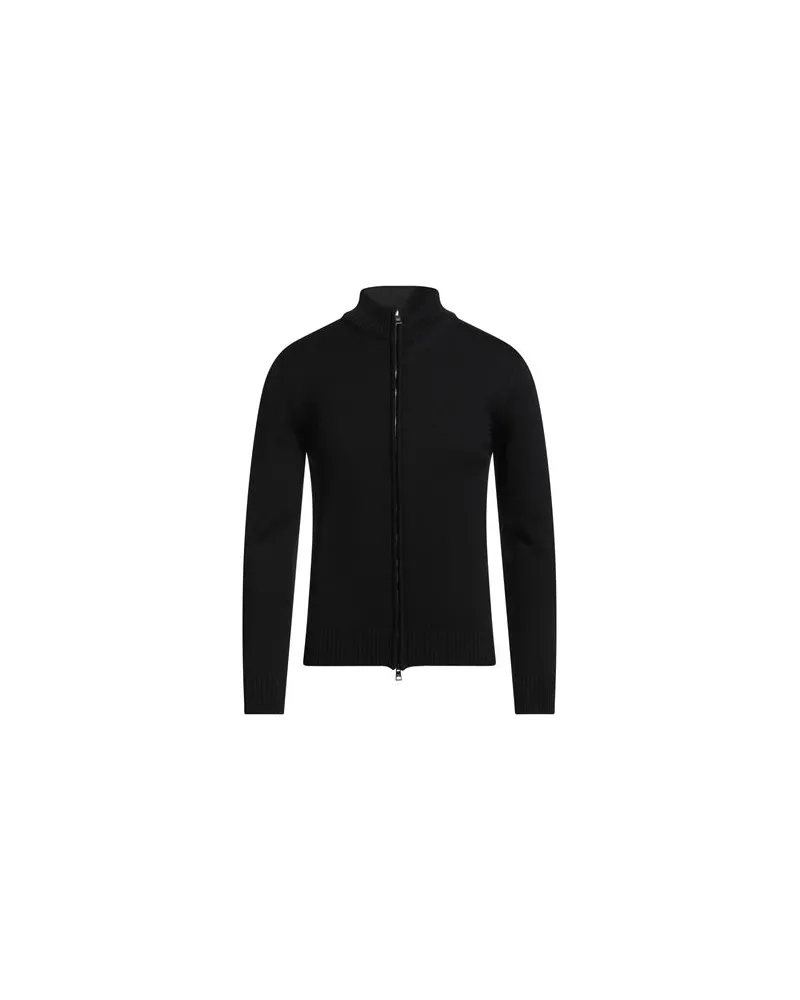 Luigi Borrelli STRICKWAREN - Strickjackenauf YOOX.COM Schwarz