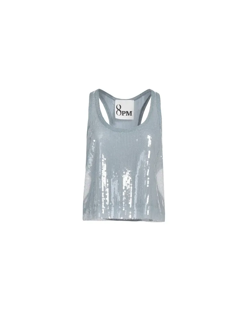 8PM TOPS - Topsauf YOOX.COM Hellblau