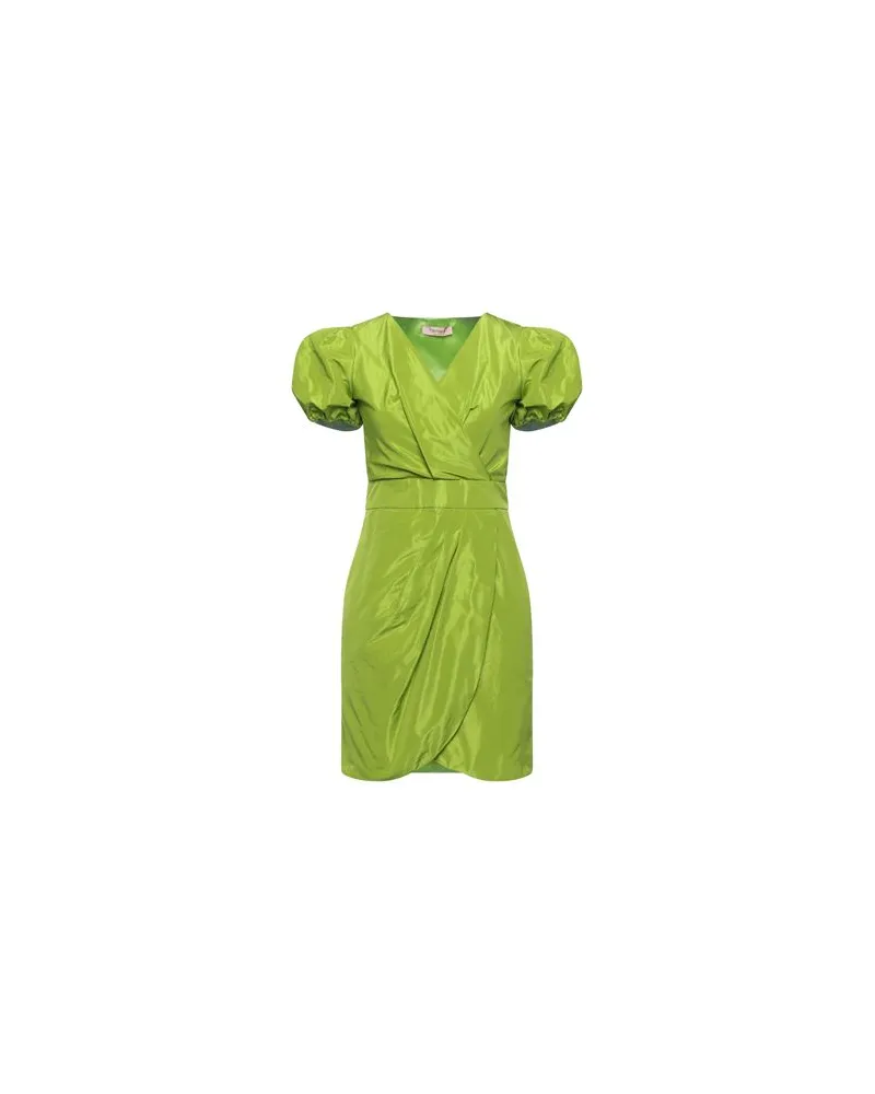Twin-Set KLEIDER - Mini-Kleiderauf YOOX.COM Limettengrün