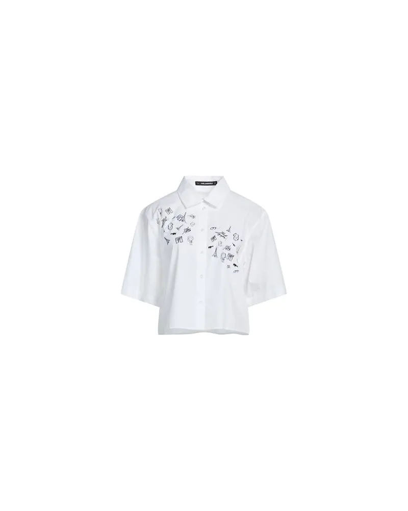 Karl Lagerfeld TOPS - Hemdenauf YOOX.COM Weiß