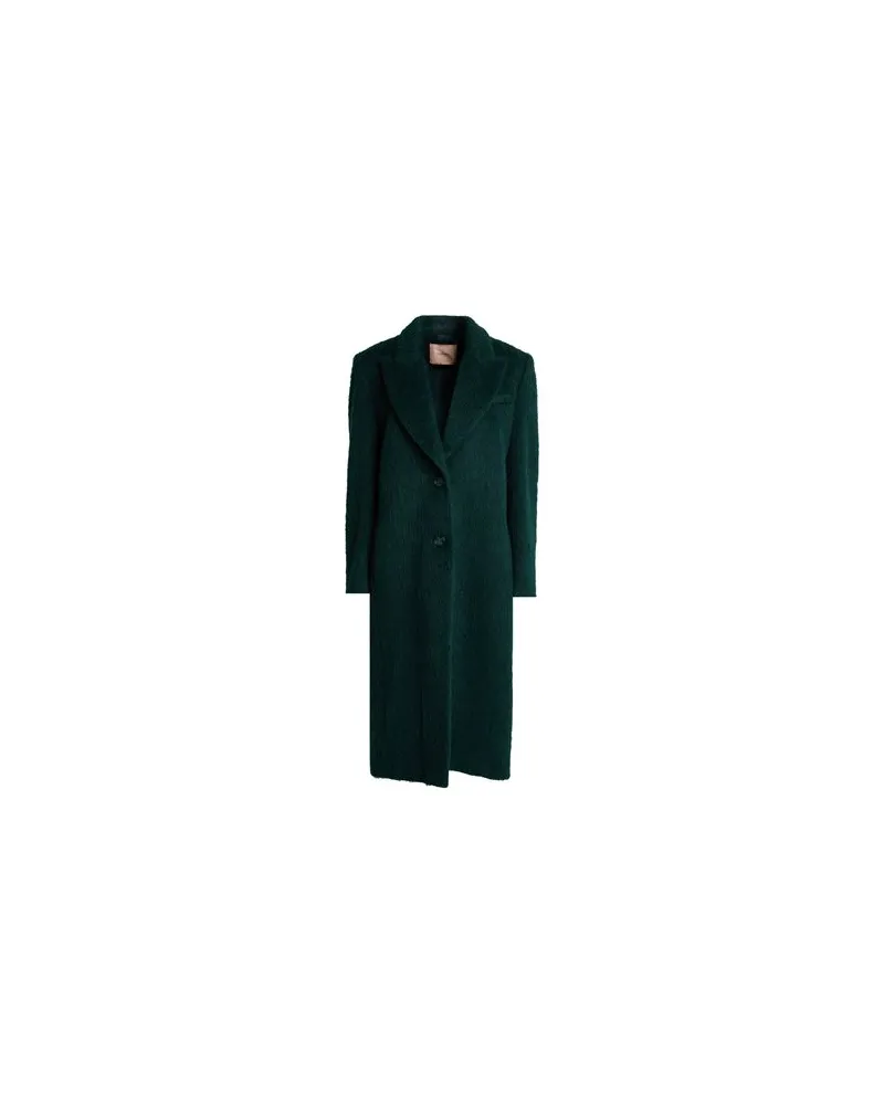 Twin-Set JACKEN & MÄNTEL - Mäntelauf YOOX.COM Smaragdgrün