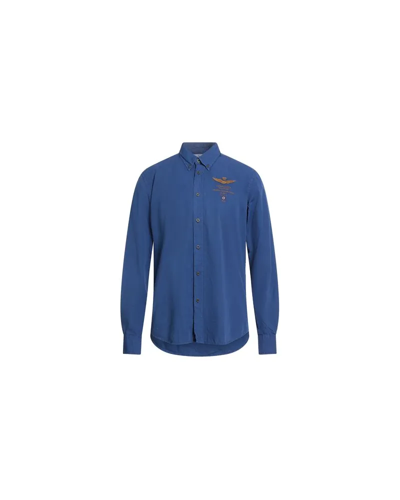 Aeronautica Militare TOPS - Hemdenauf YOOX.COM Blau