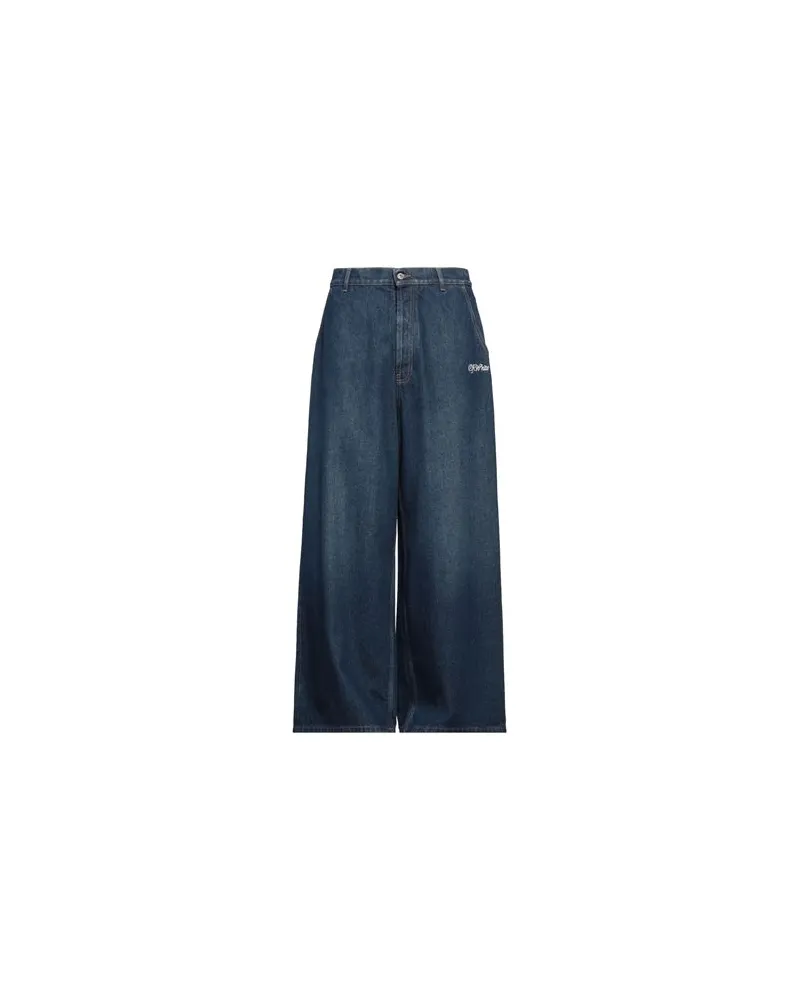 OFF-WHITE HOSEN & RÖCKE - Jeanshosenauf YOOX.COM Blau